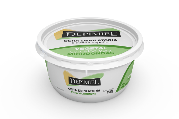 CERA EN POTE MICROONDAS VEGETAL 200GR