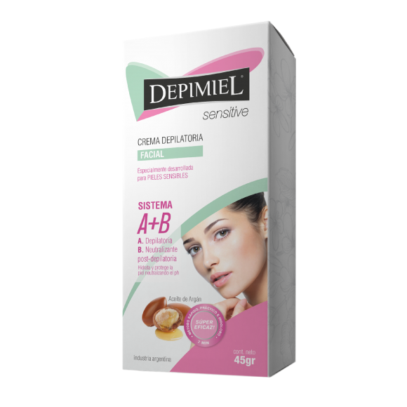 CR DEPILATORIA ROSTRO A+B SENSITIVE 45GR