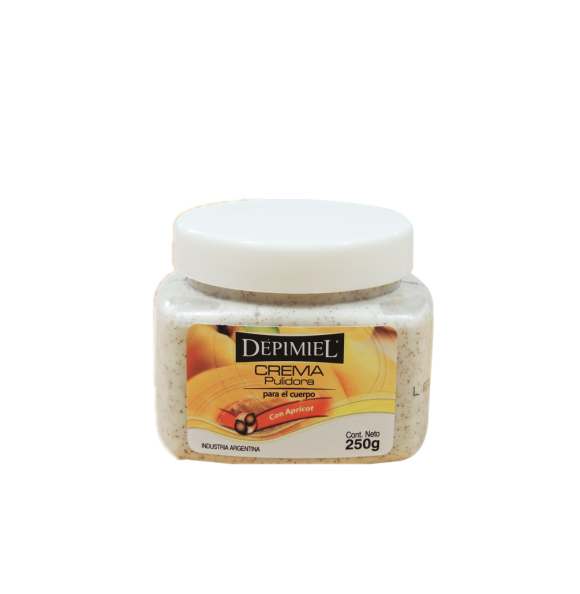 CREMA PULIDORA CON APRICOT 250GR