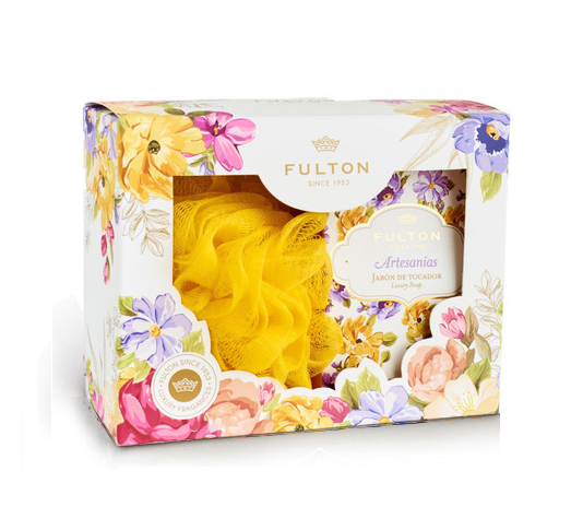 ESTUCHE FULTON ARTESANIAS JABON + ESPONJA
