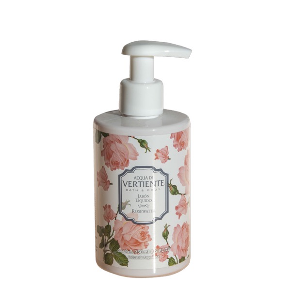 JAB LIQ VERTIENTE ROSE WATER 240ML