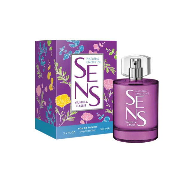 EDT SENS VAINILLA-CASSIS FEM 100ML