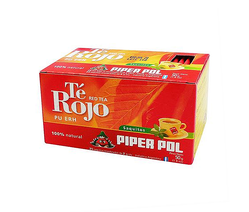 SAQUITOS TE ROJO 25U