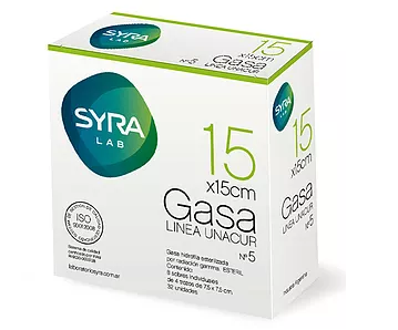 GASA SYRA ESTERIL N1  15x15CM