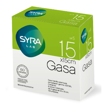 GASA SYRA ESTERIL N5 15x15CM