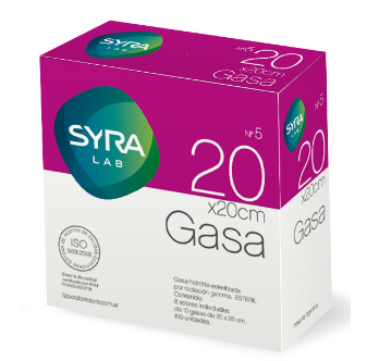 GASA SYRA ESTERIL N5 20x20CM
