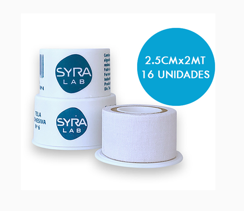 TELA x 16 ADHESIVA 2.5CMx2MT