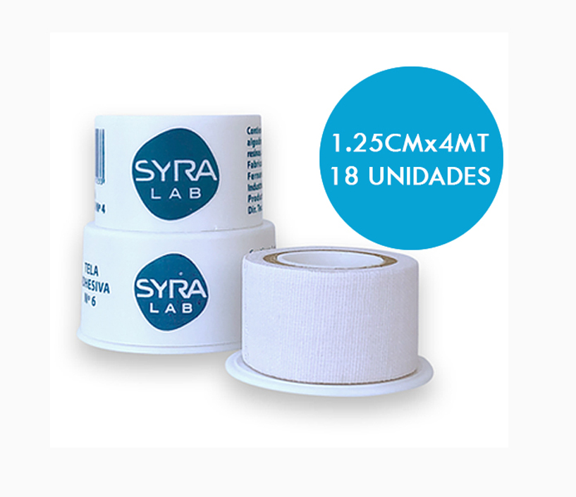 TELA x 18 ADHESIVA 1.25CMx4MT