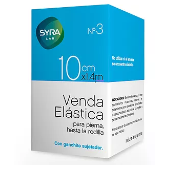 VENDA ELASTICA SYRA N3 10CMx1.40MTS