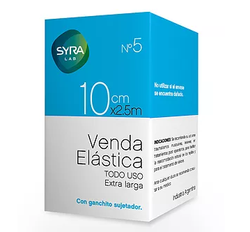VENDA ELASTICA SYRA N5 10CMx2.5MTS