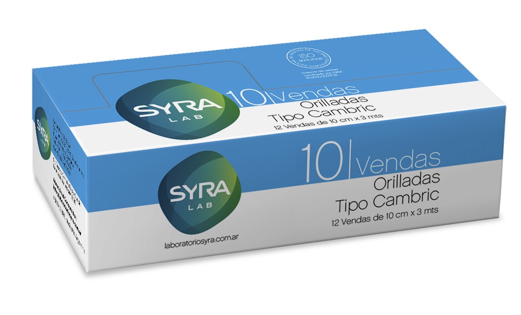 VENDA x 12 ORILLADA 10CMx3MTS