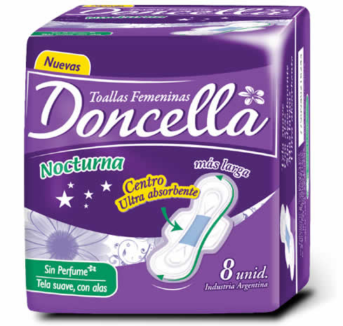 TOALLA NOCTURNA DUOPACK VIOLETA 16U (25)