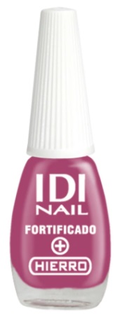 ESMALTE UÑAS +HIERRO CARMIN