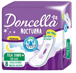 [21624] TOALLA NOCTURNA VIOLETA 8U (50)