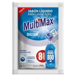 [6351] JABON LIQUIDO CLASICO 200ML RINDE 800ML (12u)