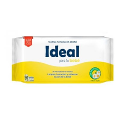 [8491] TOALLITAS BABY FLOW MANZANILLA IDEAL 40U