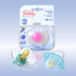 [282A-1] CHUPETE TEDDY TRANSP LATEX  ANAT T1