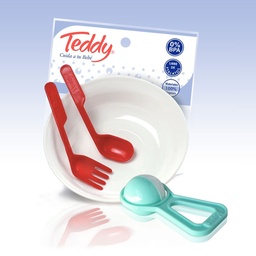 [908] JUEGO TEDDY PLATO+SONAJ+CUB