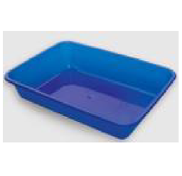 [1063] BATEA RECTANGULAR   41X30X9 CM MEDIANA COLOR * 7 LTS