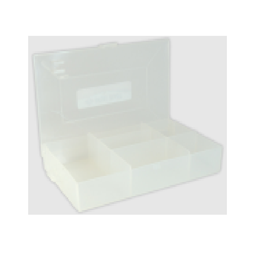 [3390] CAJITA ORGANIZADORA 6 CAVIDADES  16X10X3 CM ALTO