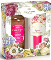[291005] ESTUCHE FULTON ROSAS POLVO + COLONIA