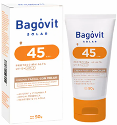 [B0322] PROT SOLAR BAGOVIT FACIAL COLOR FPS45 50ML