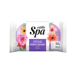[695] JABON GLICERINA SPA FLORAL 120GR