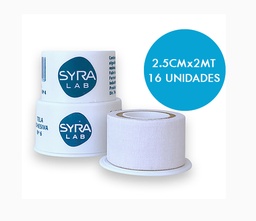 [10040020] TELA x 16 ADHESIVA 2.5CMx2MT